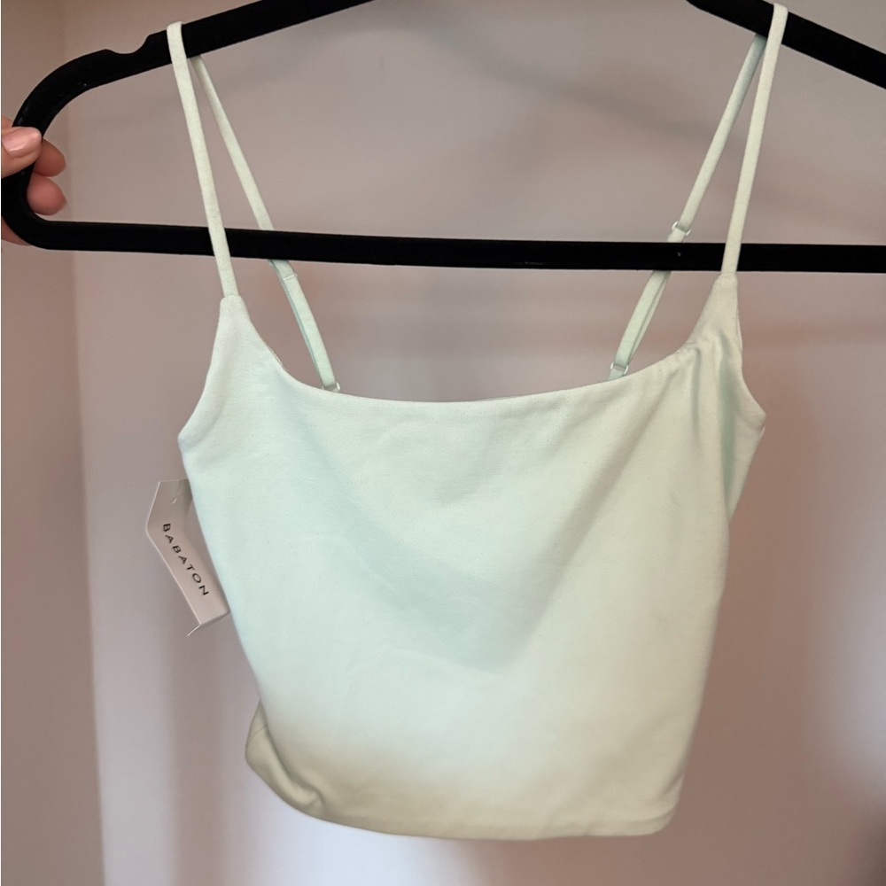 Aritzia Mint Green Spaghetti Strap Top
